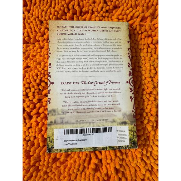 The Vineyards of Champagne Paperback – January 21, 2020 by Juliet Blackwell - Picture 2 of 5